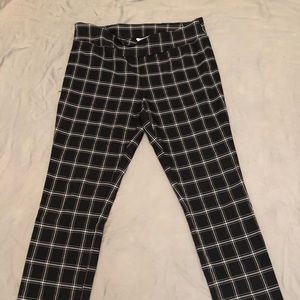 EUC Window Pane Style Skinny Ankle Pants XL